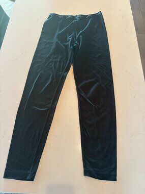 Terramar Kids Black Base Layer Pants Size M Thermal Leggings